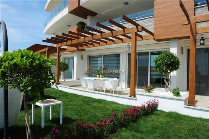 Апартаменты планировки 2+1 с видом на море в ЖК класса люкс, район Конаклы - Ракурс 72