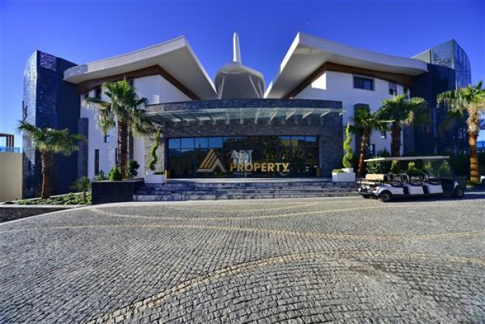 Апартаменты планировки 2+1 с видом на море в ЖК класса люкс, район Конаклы - Ракурс 73