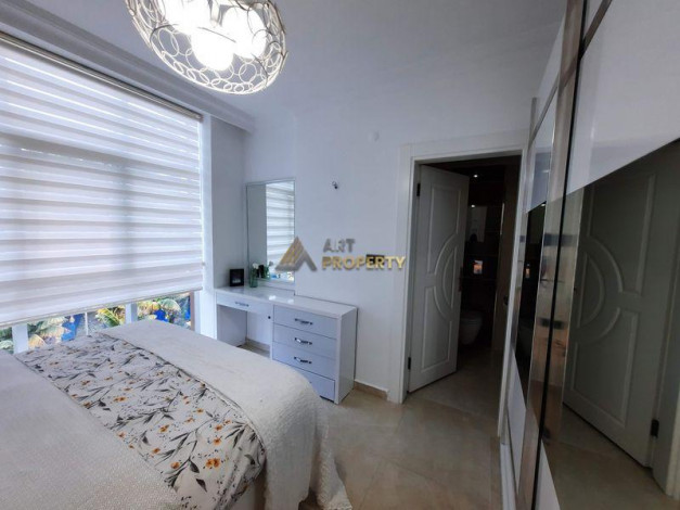 Просторная квартира планировки 2+1  у моря в районе Каргыджак, Алания, 110 кв.м. - Ракурс 6