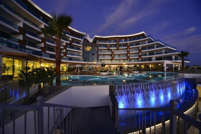 Апартаменты планировки 2+1 с видом на море в ЖК класса люкс, район Конаклы - Ракурс 79