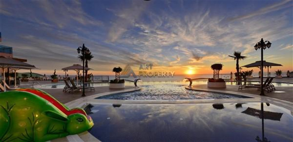 Апартаменты планировки 2+1 с видом на море в ЖК класса люкс, район Конаклы - Ракурс 80