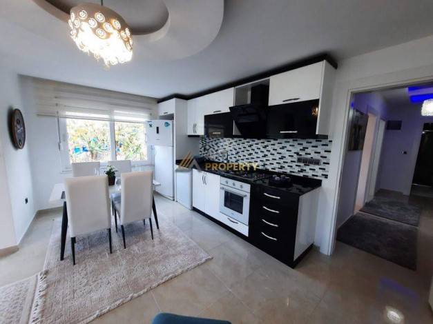 Просторная квартира планировки 2+1  у моря в районе Каргыджак, Алания, 110 кв.м. - Ракурс 11