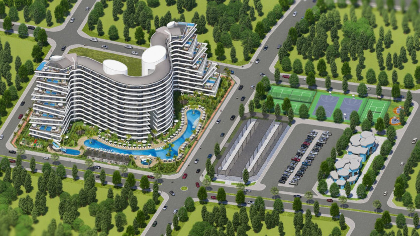 Новый жилой комплекс в городе Анталья - Ракурс 1