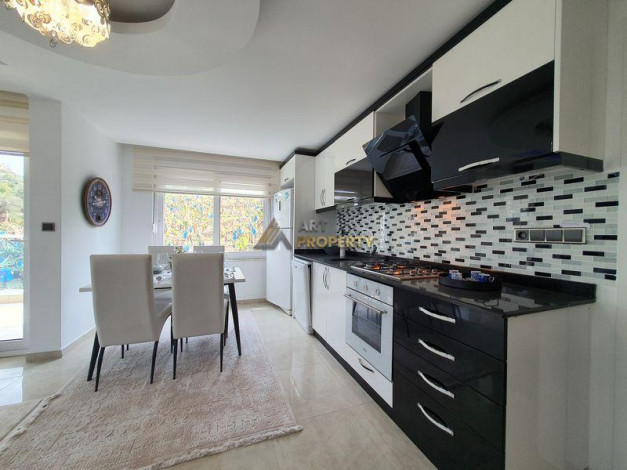 Просторная квартира планировки 2+1  у моря в районе Каргыджак, Алания, 110 кв.м. - Ракурс 18