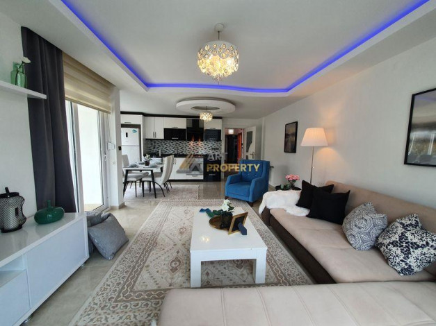 Просторная квартира планировки 2+1  у моря в районе Каргыджак, Алания, 110 кв.м. - Ракурс 20