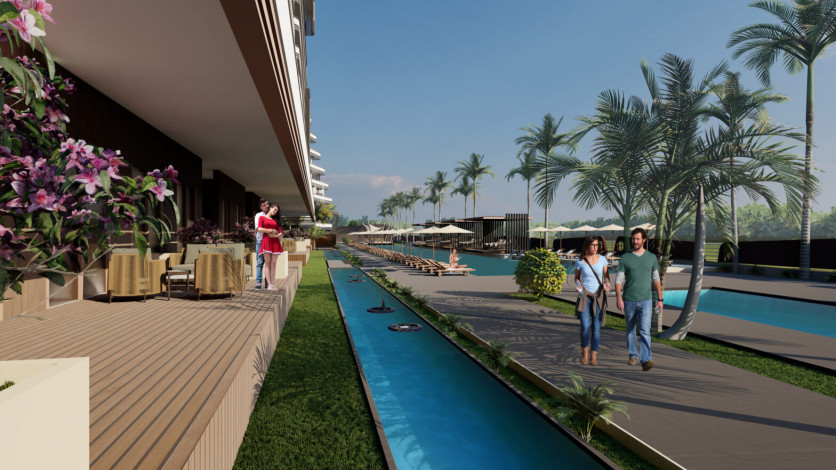 Шикарная резиденция в Алтытнташе, рассрочка на 12 месяцев. Квартиры готовы к проживанию. - Ракурс 6