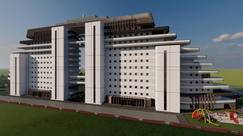 Шикарная резиденция в Алтытнташе, рассрочка на 12 месяцев. Квартиры готовы к проживанию. - Ракурс 16