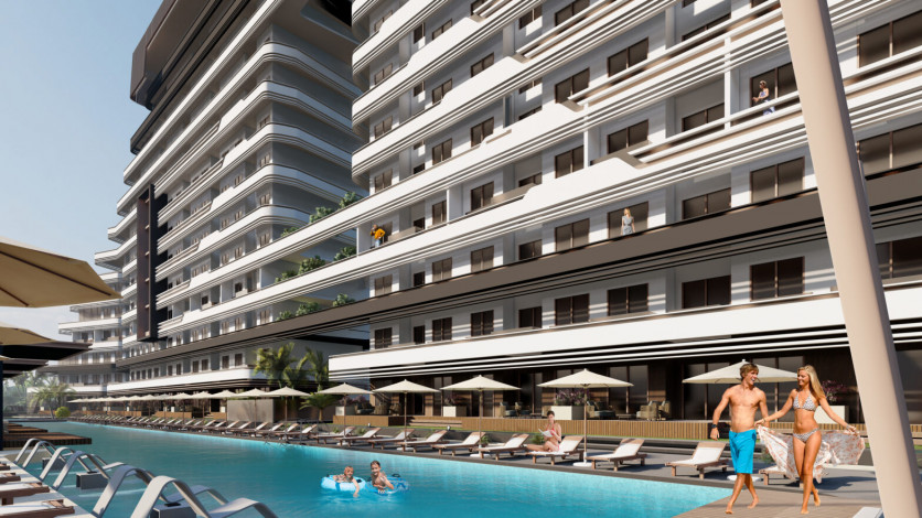 Шикарная резиденция в Алтытнташе, рассрочка на 12 месяцев. Квартиры готовы к проживанию. - Ракурс 19