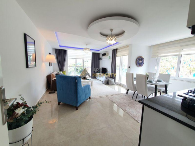 Просторная квартира планировки 2+1  у моря в районе Каргыджак, Алания, 110 кв.м. - Ракурс 24