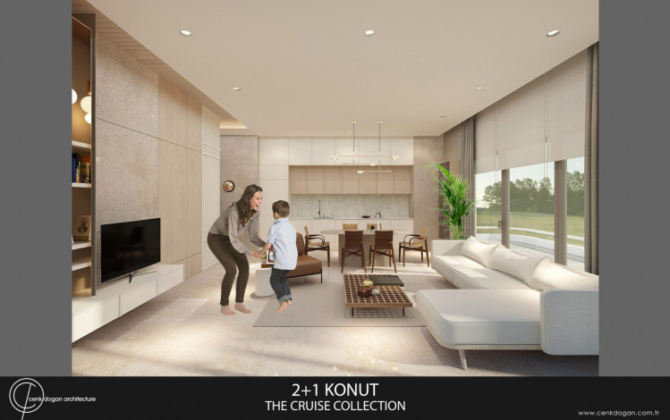 Шикарная резиденция в Алтытнташе, рассрочка на 12 месяцев. Квартиры готовы к проживанию. - Ракурс 62