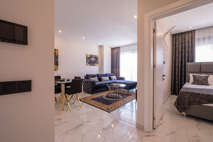 Квартира планировки 1+1, 49м2 с видом на горы, район Оба - Ракурс 15