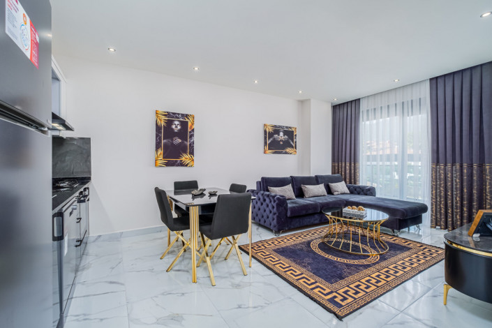 Квартира планировки 1+1, 49м2 с видом на горы, район Оба - Ракурс 16