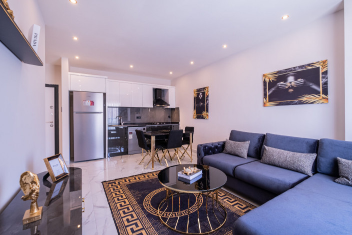 Квартира планировки 1+1, 49м2 с видом на горы, район Оба - Ракурс 17