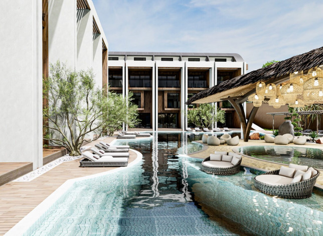 Инвестиционный проект в районе Конаклы с апартаментами 2+1 и 4+1 - Ракурс 13