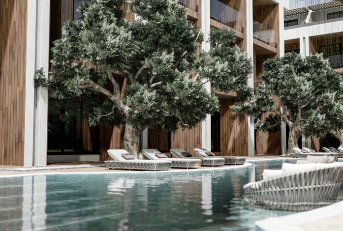 Инвестиционный проект в районе Конаклы с апартаментами 2+1 и 4+1 - Ракурс 20