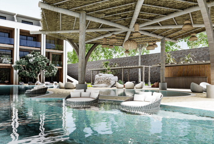 Инвестиционный проект в районе Конаклы с апартаментами 2+1 и 4+1 - Ракурс 23