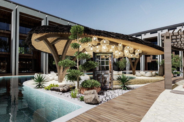 Инвестиционный проект в районе Конаклы с апартаментами 2+1 и 4+1 - Ракурс 29