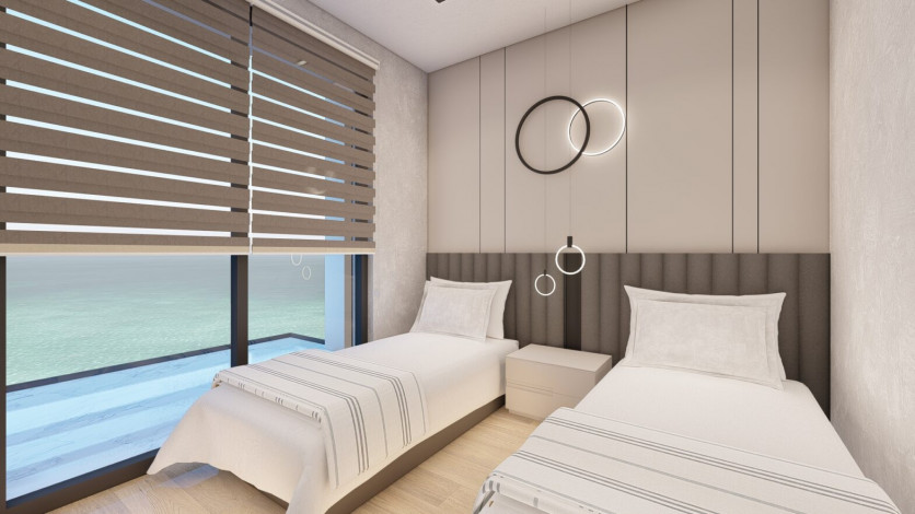 Квартира планировки 1+1, 54м2 в районе Авсаллар - Ракурс 4