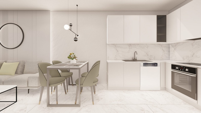 Квартира планировки 1+1, 54м2 в районе Авсаллар - Ракурс 14