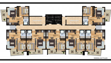 Апартаменты планировки 1+1, 45м2 в районе Паяллар - Ракурс 4