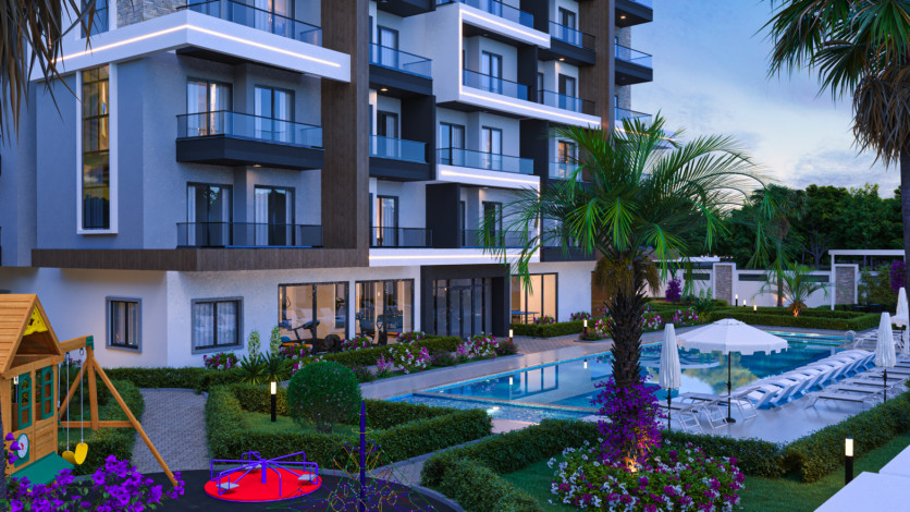 Апартаменты планировки 1+1, 45м2 в районе Паяллар - Ракурс 6