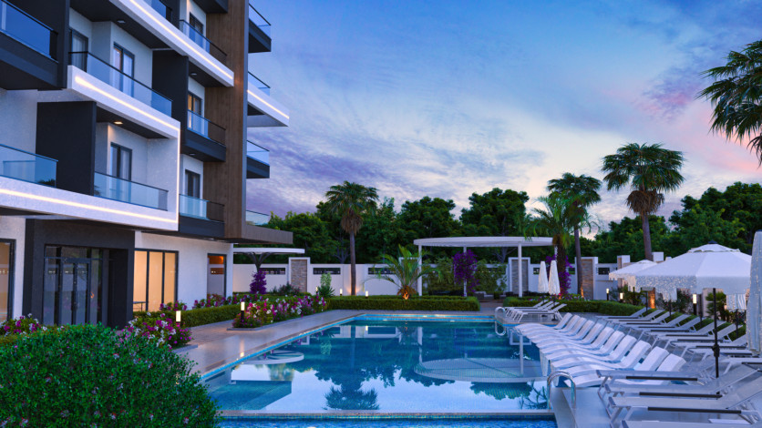 Апартаменты планировки 1+1, 45м2 в районе Паяллар - Ракурс 8