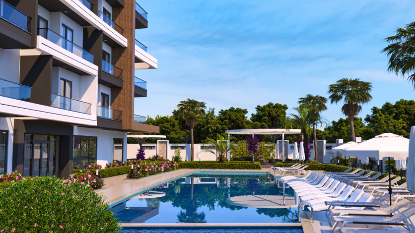 Апартаменты планировки 1+1, 45м2 в районе Паяллар - Ракурс 9