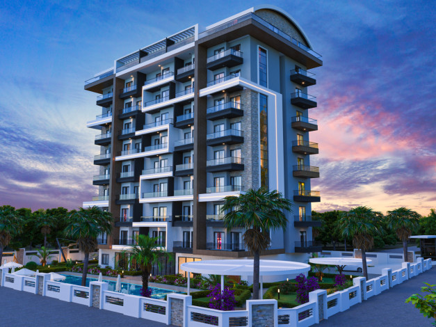 Апартаменты планировки 1+1, 45м2 в районе Паяллар - Ракурс 25