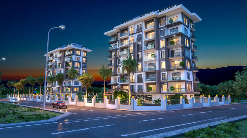 Квартира планировки 2+1, 106м2 в ЖК на финальной стадии строительства, Демирташ - Ракурс 7