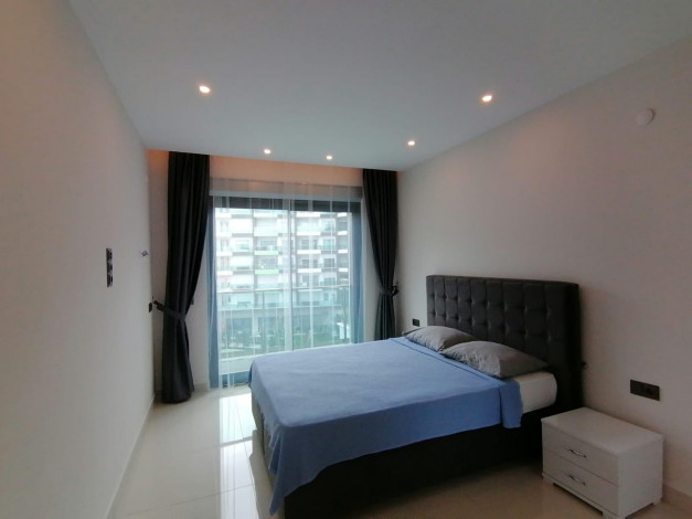 Двухкомнатная квартира с мебелью, в элитном комплексе, Каргыджак, Алания, 75 м2. - Ракурс 3