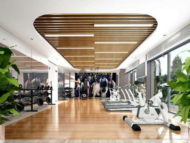 Квартира планировки 1+1, 60м2 в ЖК на стадии строительства, район Махмутлар - Ракурс 19