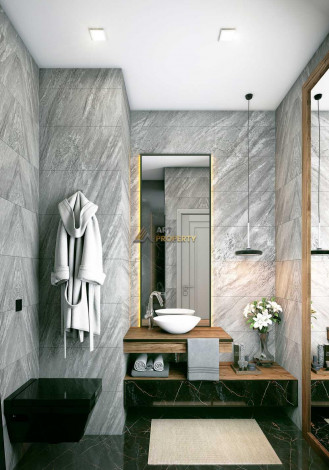 Квартира планировки 1+1, 60м2 в ЖК на стадии строительства, район Махмутлар - Ракурс 20