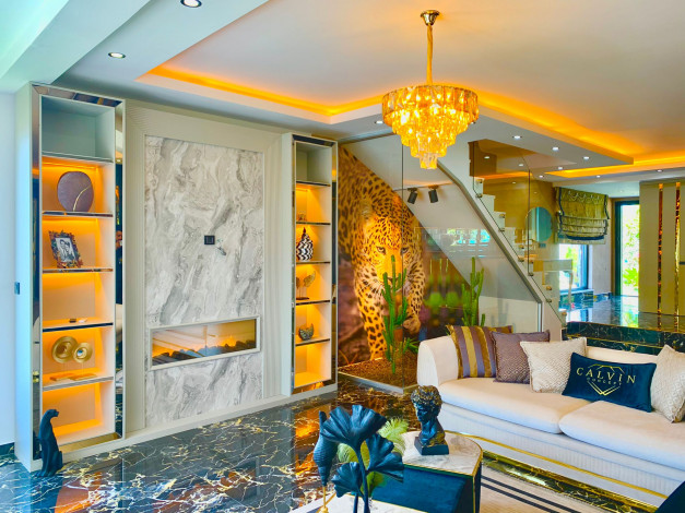 Роскошная вилла на первой береговой линии в районе Конаклы! 230м2 - Ракурс 22