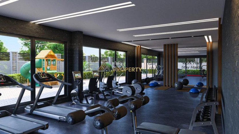 Квартира планировки 1+1, 52м2 в ЖК на стадии строительства, район Оба - Ракурс 6