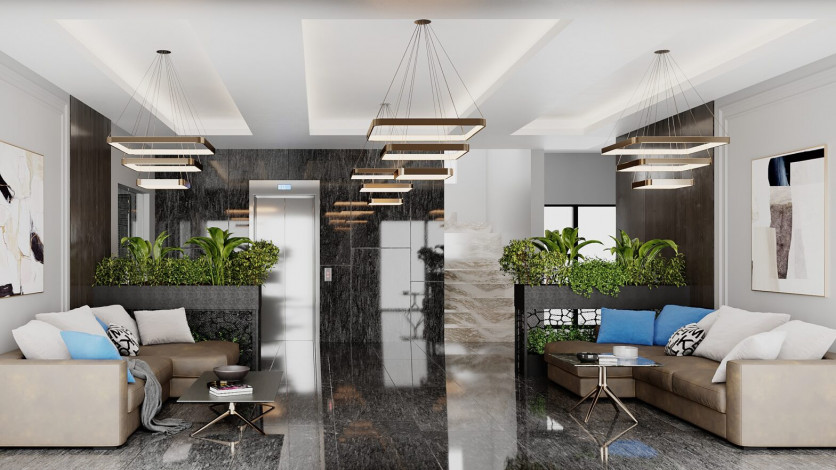 Инвестиционный проект с апартаментами 1+1 и 2+1 в районе Оба - Ракурс 11