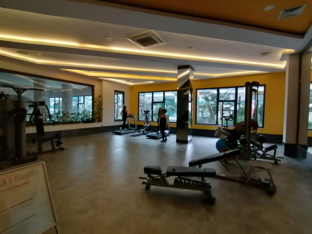 Двухкомнатная квартира с мебелью, в элитном комплексе, Каргыджак, Алания, 75 м2. - Ракурс 10