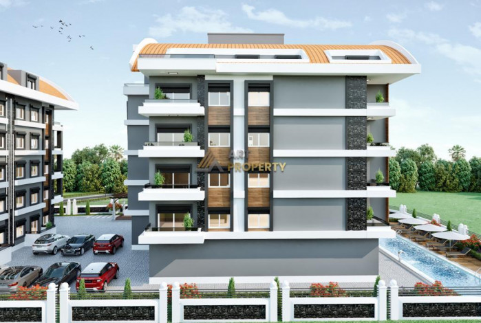 Новый инвестиционный проект с апартаменты 1+1 и 4+1 в районе Паяллар - Ракурс 8