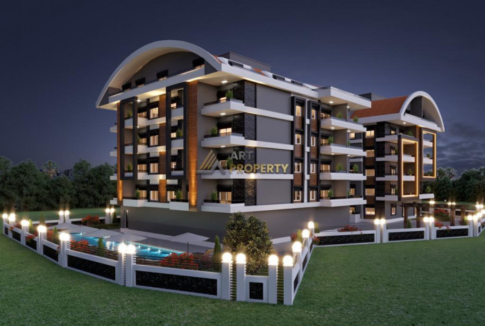 Новый инвестиционный проект с апартаменты 1+1 и 4+1 в районе Паяллар - Ракурс 11