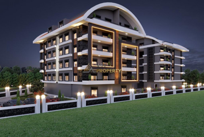 Новый инвестиционный проект с апартаменты 1+1 и 4+1 в районе Паяллар - Ракурс 12