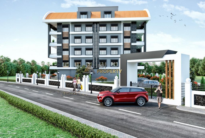 Новый инвестиционный проект с апартаменты 1+1 и 4+1 в районе Паяллар - Ракурс 16