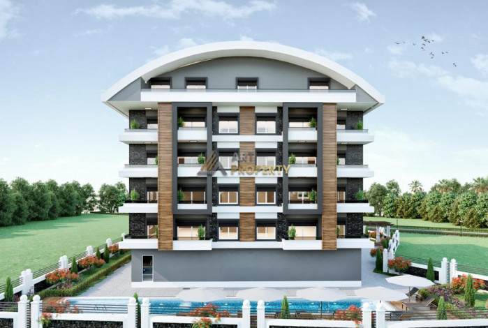 Новый инвестиционный проект с апартаменты 1+1 и 4+1 в районе Паяллар - Ракурс 18