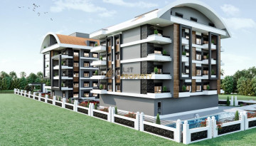 Новый инвестиционный проект с апартаменты 1+1 и 4+1 в районе Паяллар - Ракурс 20