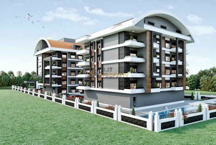 Новый инвестиционный проект с апартаменты 1+1 и 4+1 в районе Паяллар - Ракурс 19