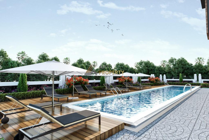 Новый инвестиционный проект с апартаменты 1+1 и 4+1 в районе Паяллар - Ракурс 20