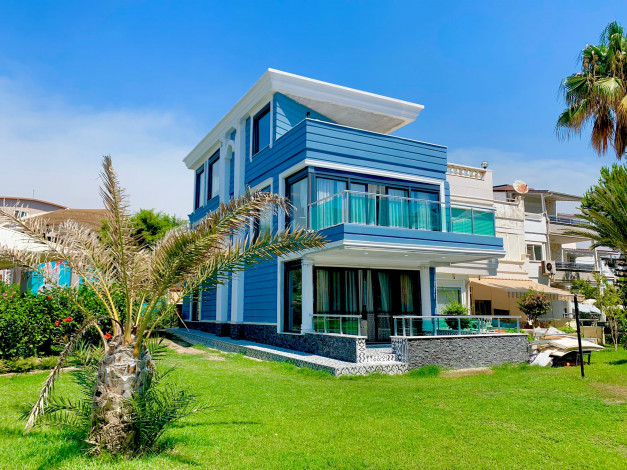 Роскошная вилла на первой береговой линии в районе Конаклы! 230м2 - Ракурс 23