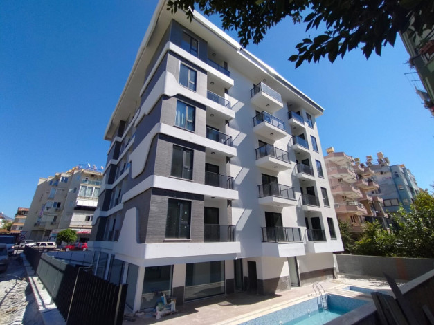 Апартаменты 1+1, 48м2 в новом ЖК, центр Алании - Ракурс 12