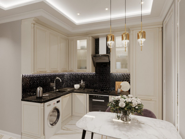 Квартира планировки 1+1, 62м2 в жилом комплексе на стадии строительства - Ракурс 6