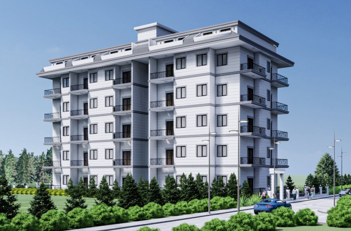 Квартира планировки 1+1, 62м2 в жилом комплексе на стадии строительства - Ракурс 14