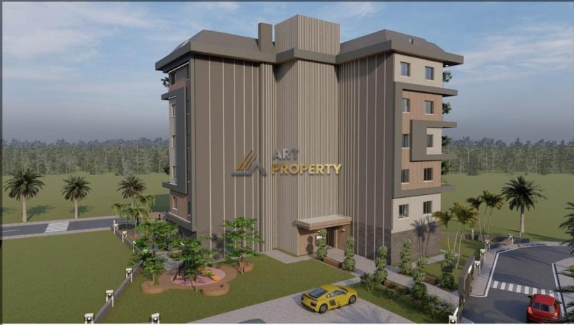 Две квартиры 2+1 с готовым ремонтом в комплексе в районе Джикджилли города Аланья, 105 м2 - Ракурс 3