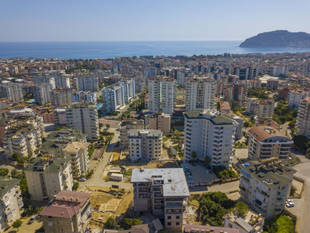 Две квартиры 2+1 с готовым ремонтом в комплексе в районе Джикджилли города Аланья, 105 м2 - Ракурс 11